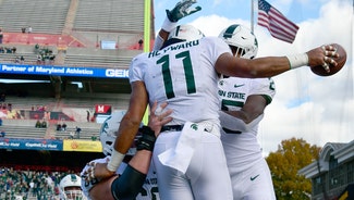 Next Story Image: Michigan State stuffs Maryland, becomes bowl eligible